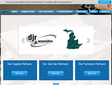 Tablet Screenshot of djr.net